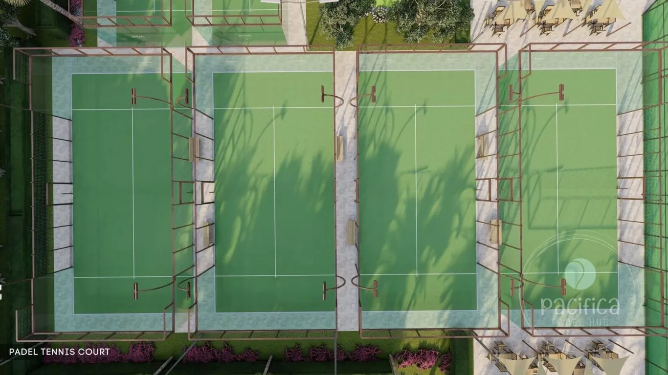 Padel court construction in Dubai