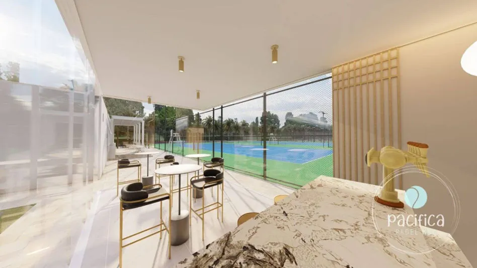Sports facility interior